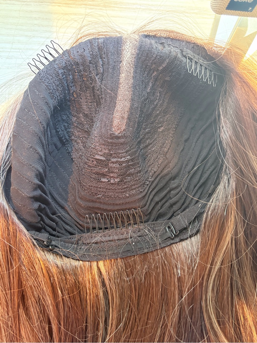 22” Women's Wig in Hazelnut Brown color blend. *Free Shipping* - Picture 5 of 15